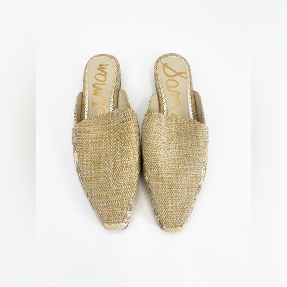 Sam Edelman Eiko Woven Tweed Mules Sz 6 - Picture 6 of 10